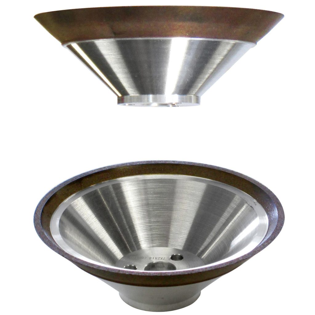 CMS37 4InchCBN100GritModifiedDishGrindingWheel Cuttermasters