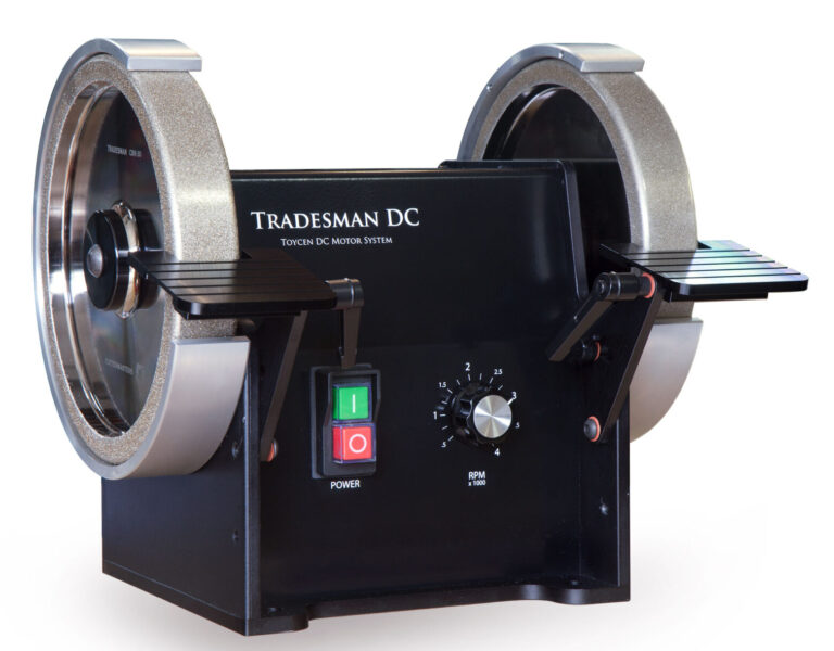Trautman Router Tradesman Woodturner – Includes Two 8″ Wheels (Choose Grit) and ...
